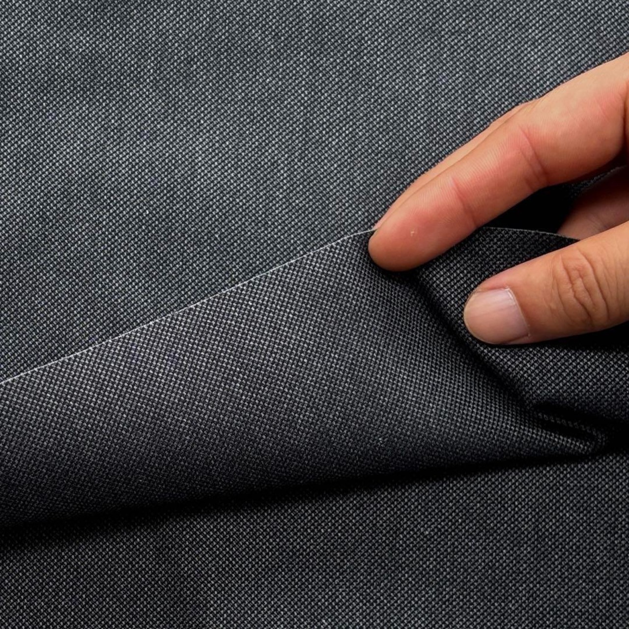 TB455◆1.4m◆L◆ラスト1点◆綿ポリエステル混先染めツイード調生地