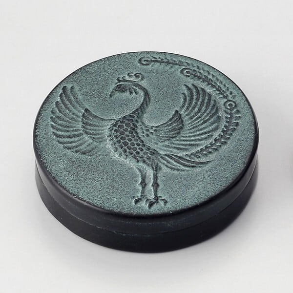 酉)肉池 春鶏 金箔 高村光雲原型 | 株式会社竹中銅器