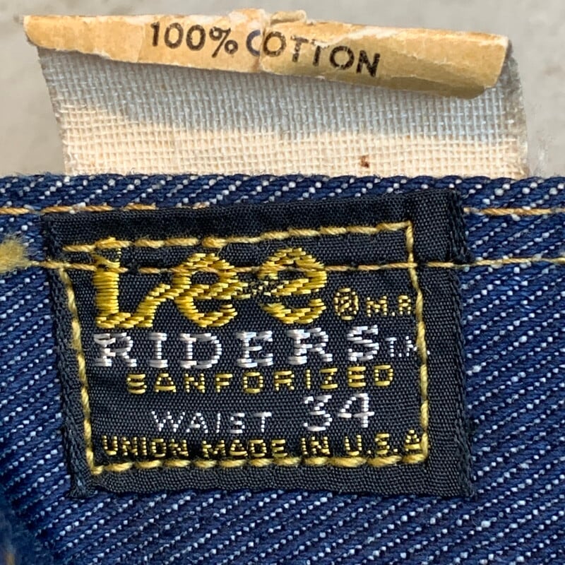 Special !! 60's 70's Lee RIDERS リーライダース 101Z デニムパンツ