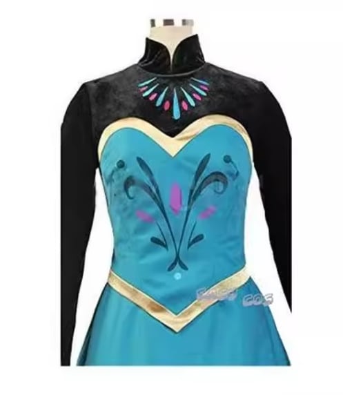 K2982 ディズニー アナと雪の女王 Frozen エルサ 戴冠式 ドレス +