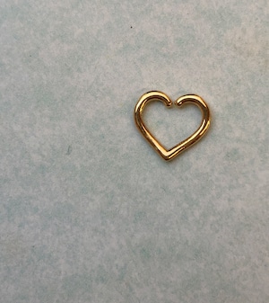 HEART Tragus body jewelry 18G/K18YG, K18PG, Pt  #LJ18054P　ハート トラガス ボディピアス 18G