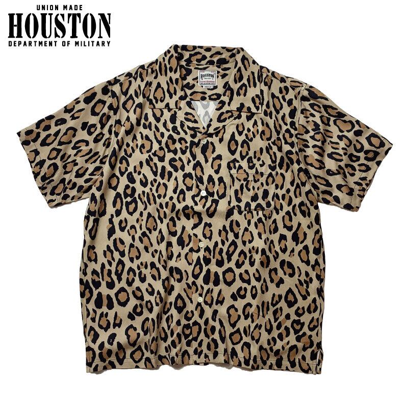 HOUSTON ヒューストン ボーリングシャツ レーヨンオープンカラーシャツ