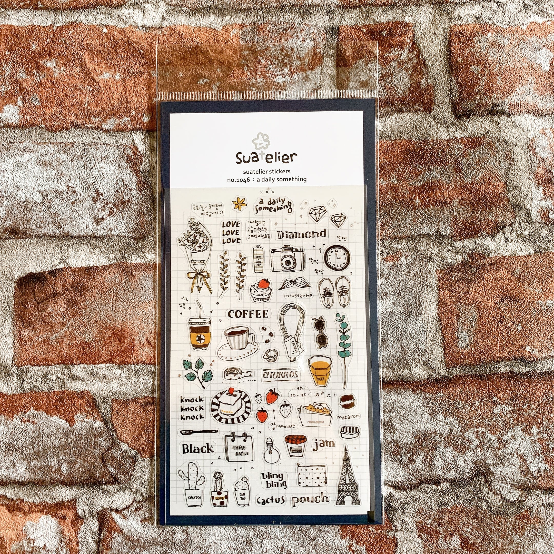 スワテリエ No.1046【a daily something】 suaterir ステッカー