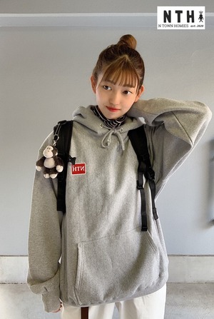 2020 A/W “HOODIE” colour Mixedgray×Red