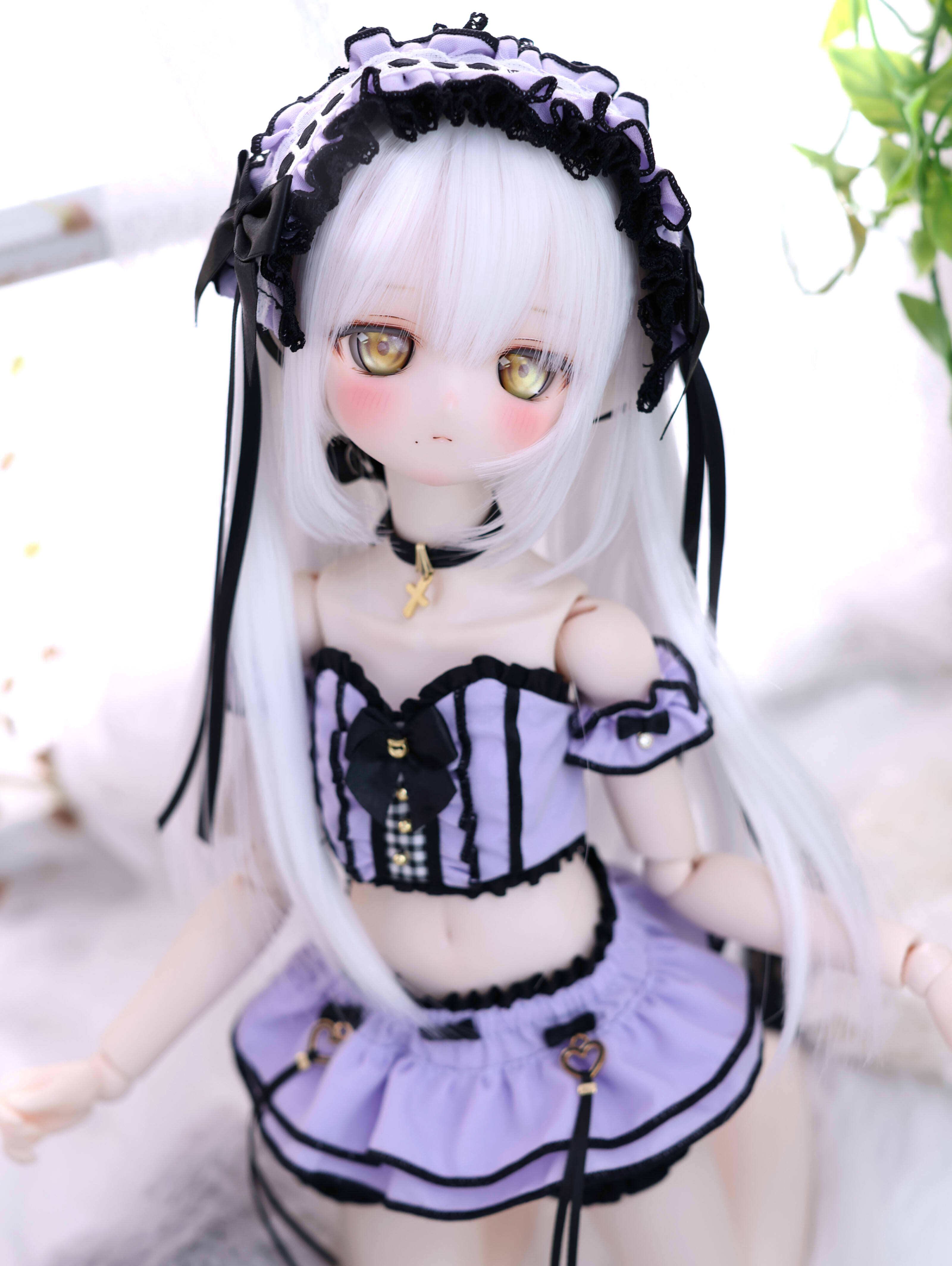 ハンドメイドお洋服、紫・MDD MDD【地雷系ゆめゆめルームウェア（パープルカラー）】【Jirai-style
