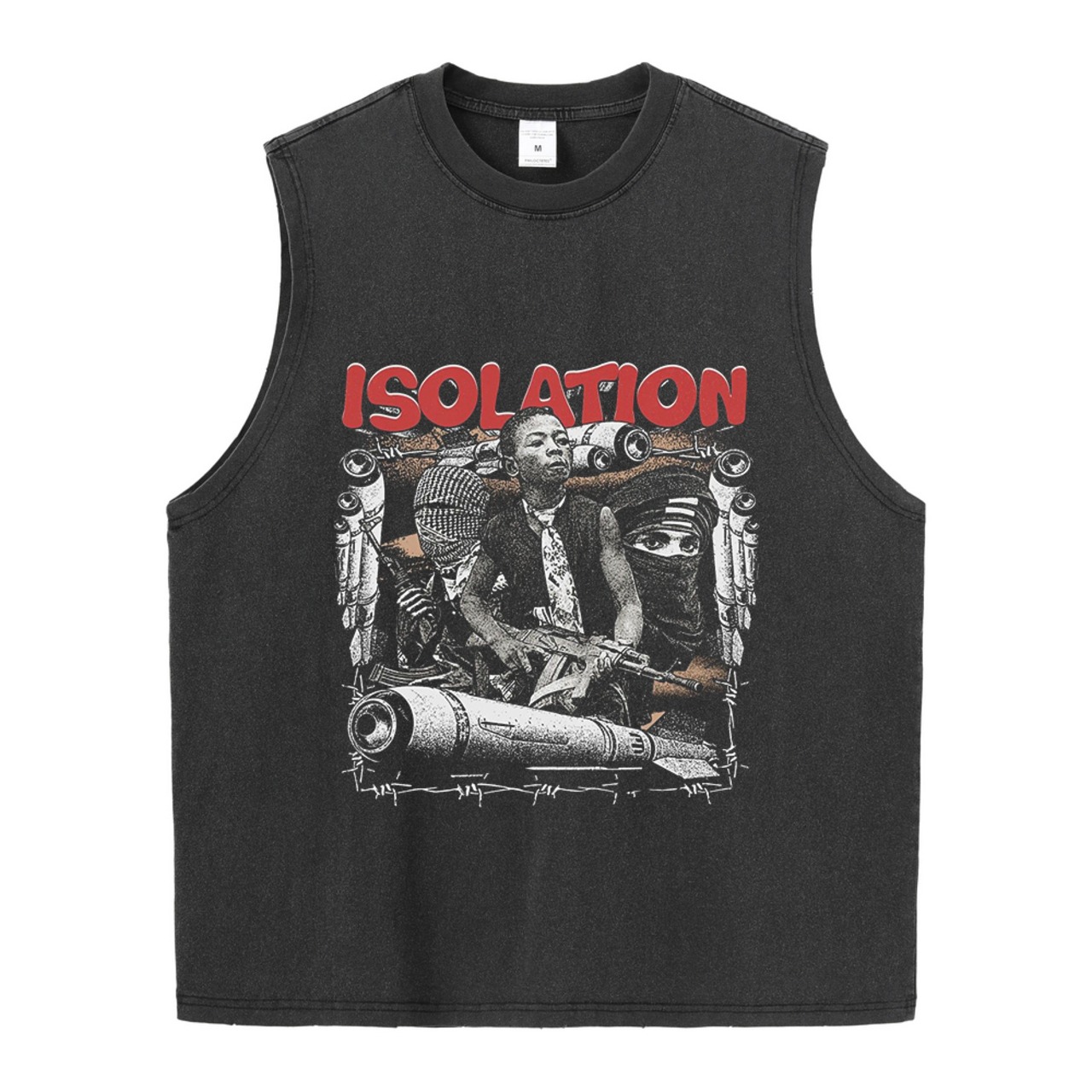 VINTAGE ストリート 戦争地域 Tシャツ T1786