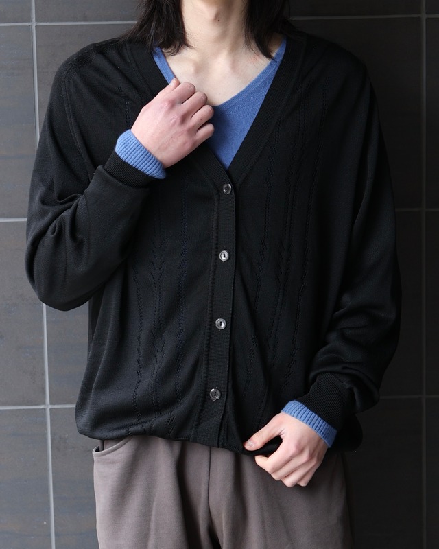 Sheer design cardigan