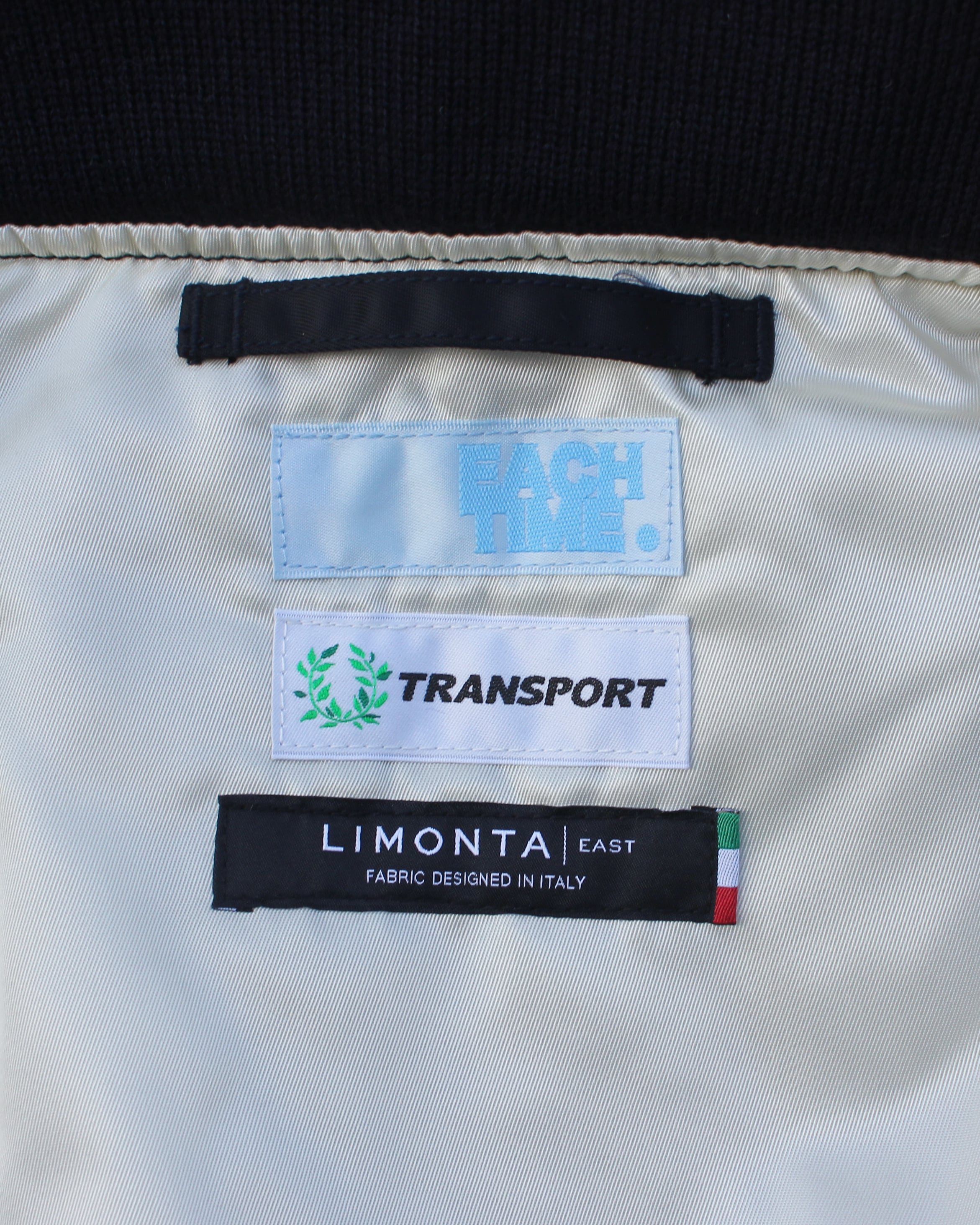 ★訳あり★TRANSPORT CODE;C + EACHTIME MA-1 ② EACHTIME. × TRANSPORT × MHAK MA-1 NAVY（EXCLUSIVE COLOR