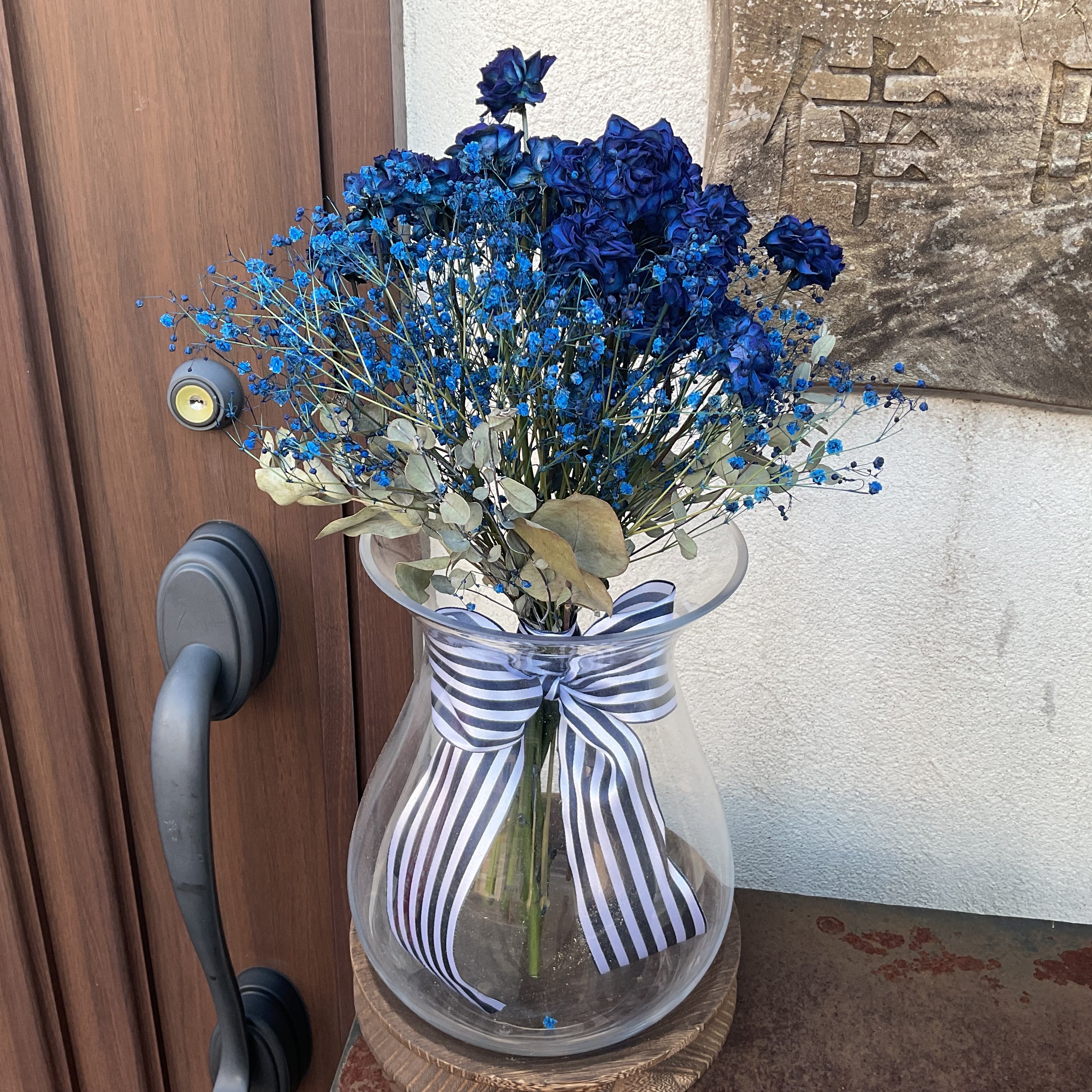 陶器 花瓶 球形 ベージュ 青緑 直径約25cm 陶器 花瓶 球形 ベージュ 青