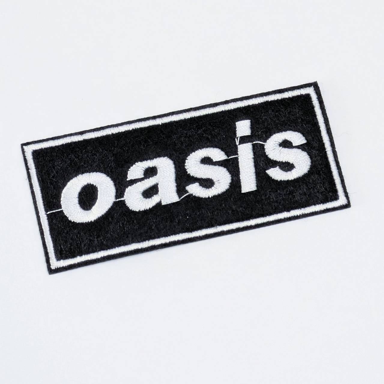送料無料！ ★刺繍アイロンワッペン★【 Oasis ( オアシス )  】 〚アメリカン雑貨 アメトイ〛