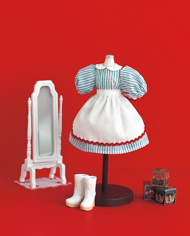 材料キット】《おめかし》「くらはしれいの夢みるドール服」掲載（kit