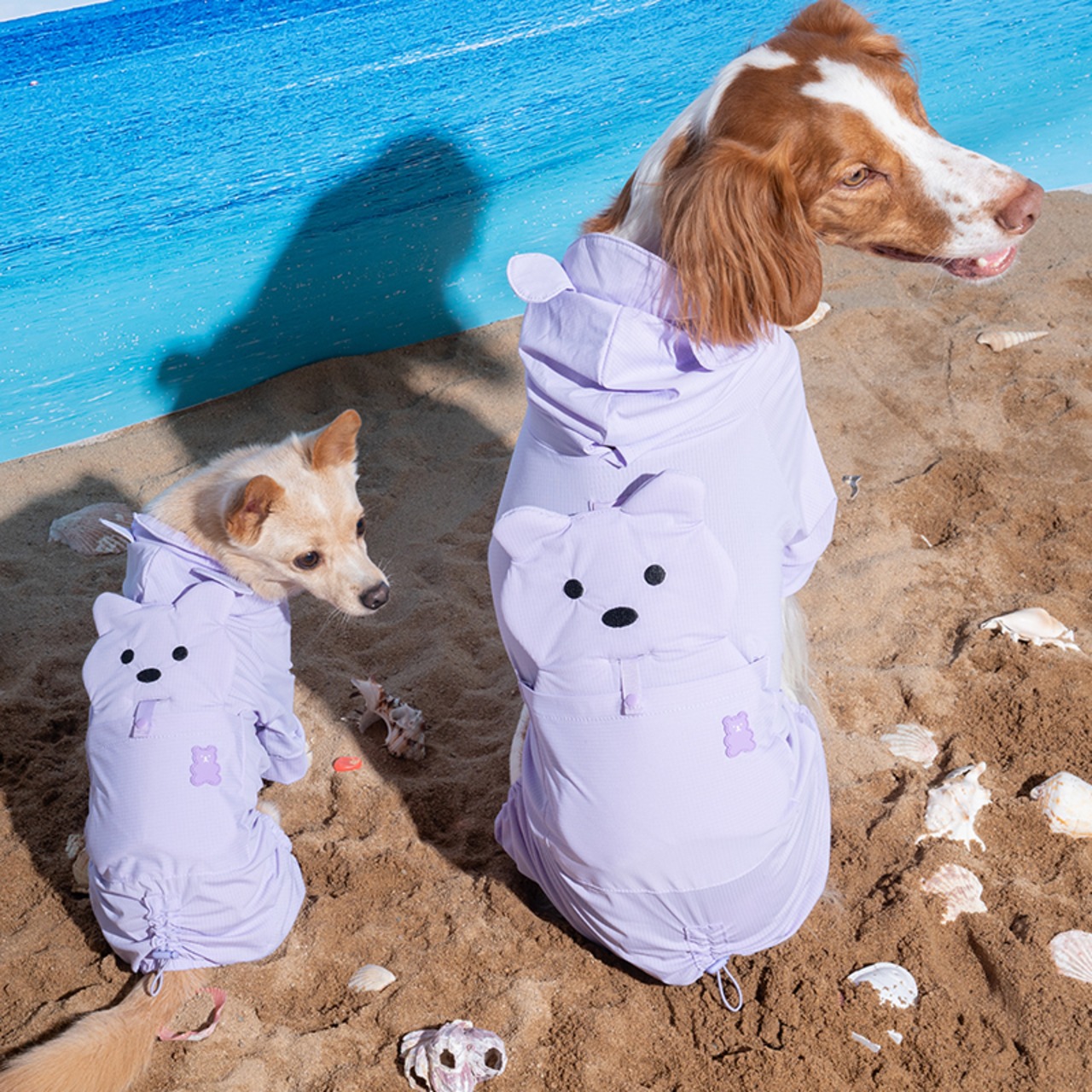 【PUPPYGARRERY公式】Big bear cooling jumpsuit　4XL-5XL