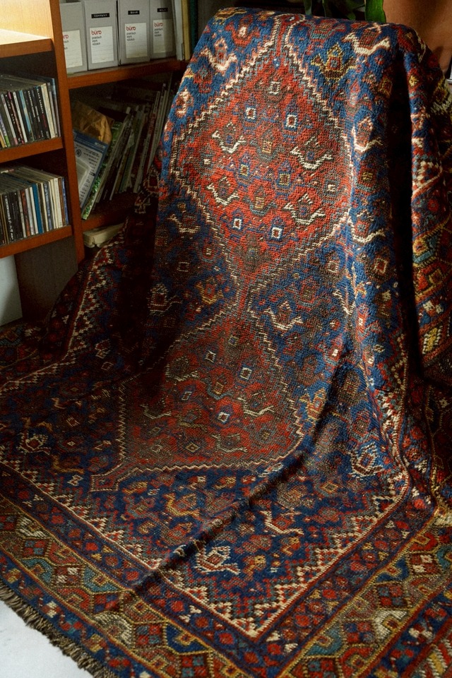1718-Semi Antique Khamse rug