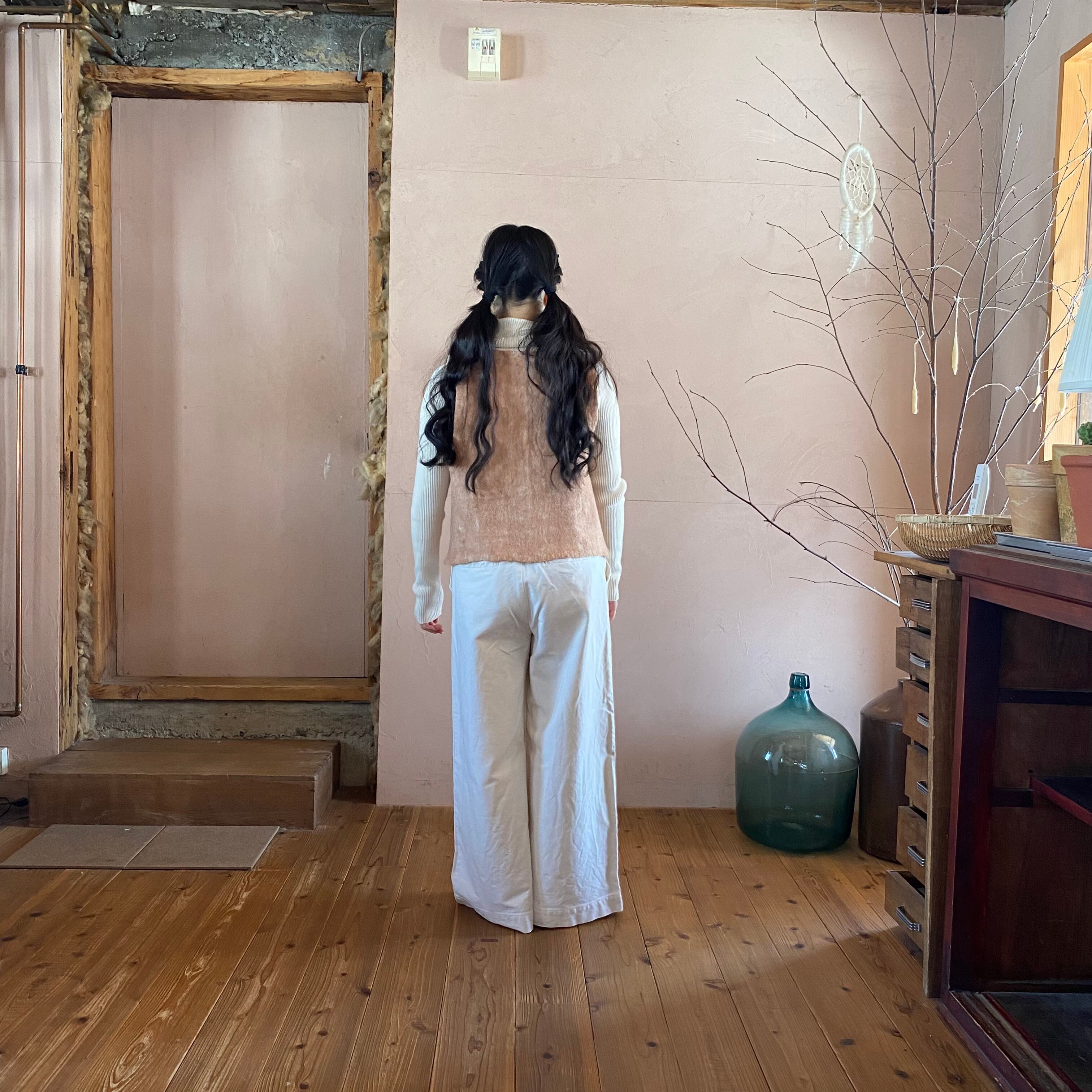 VEFO1-24001 前開きベスト サイズ1 ピンク | 粗清草堂