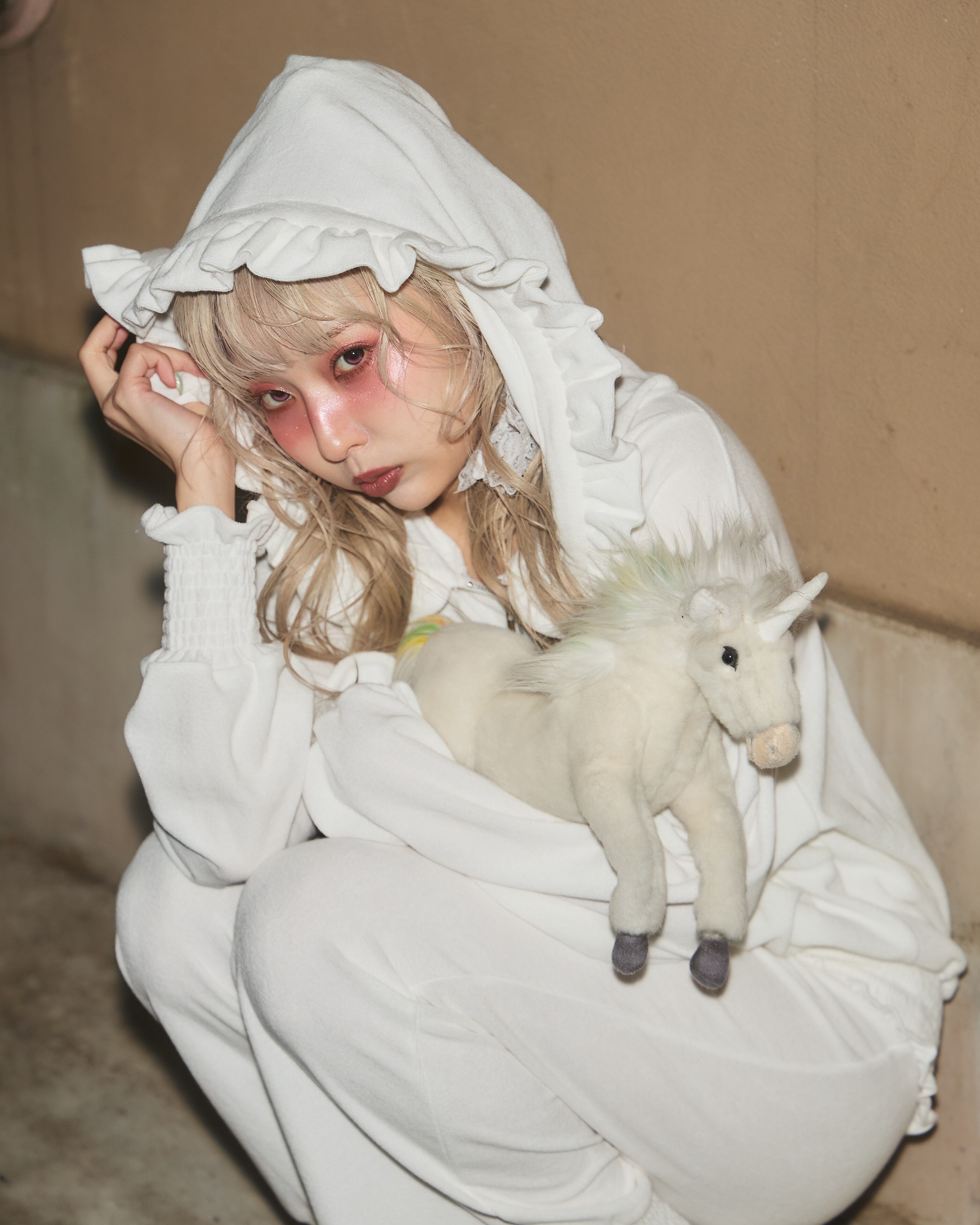 Starry⭐︎パイルシャーリングパーカー | lilLilly official webstore