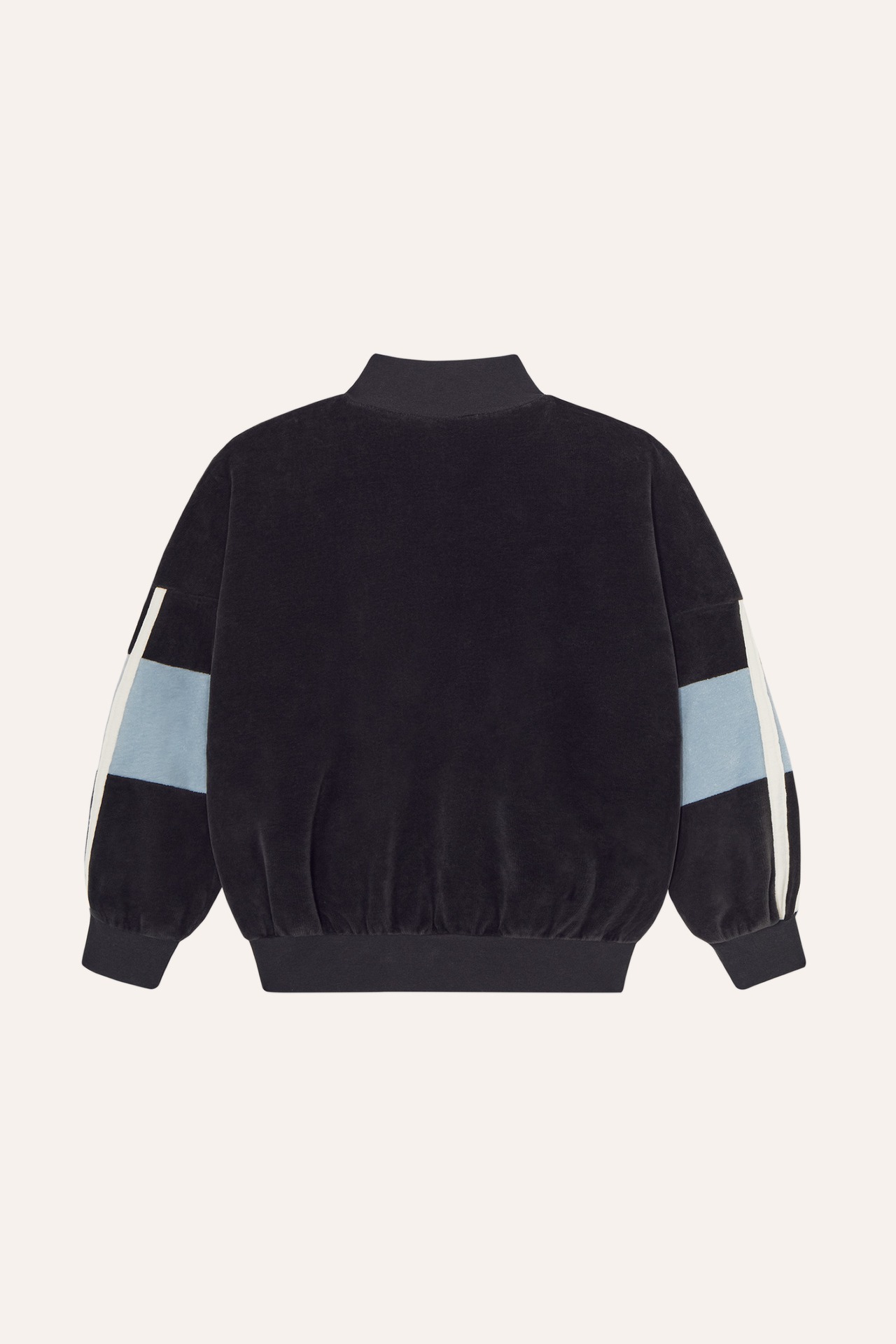 the campamento/Grey Color Block Sweatshirt