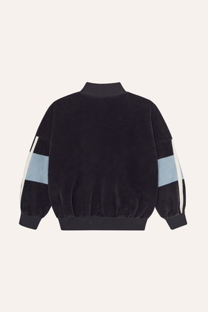the campamento/Grey Color Block Sweatshirt