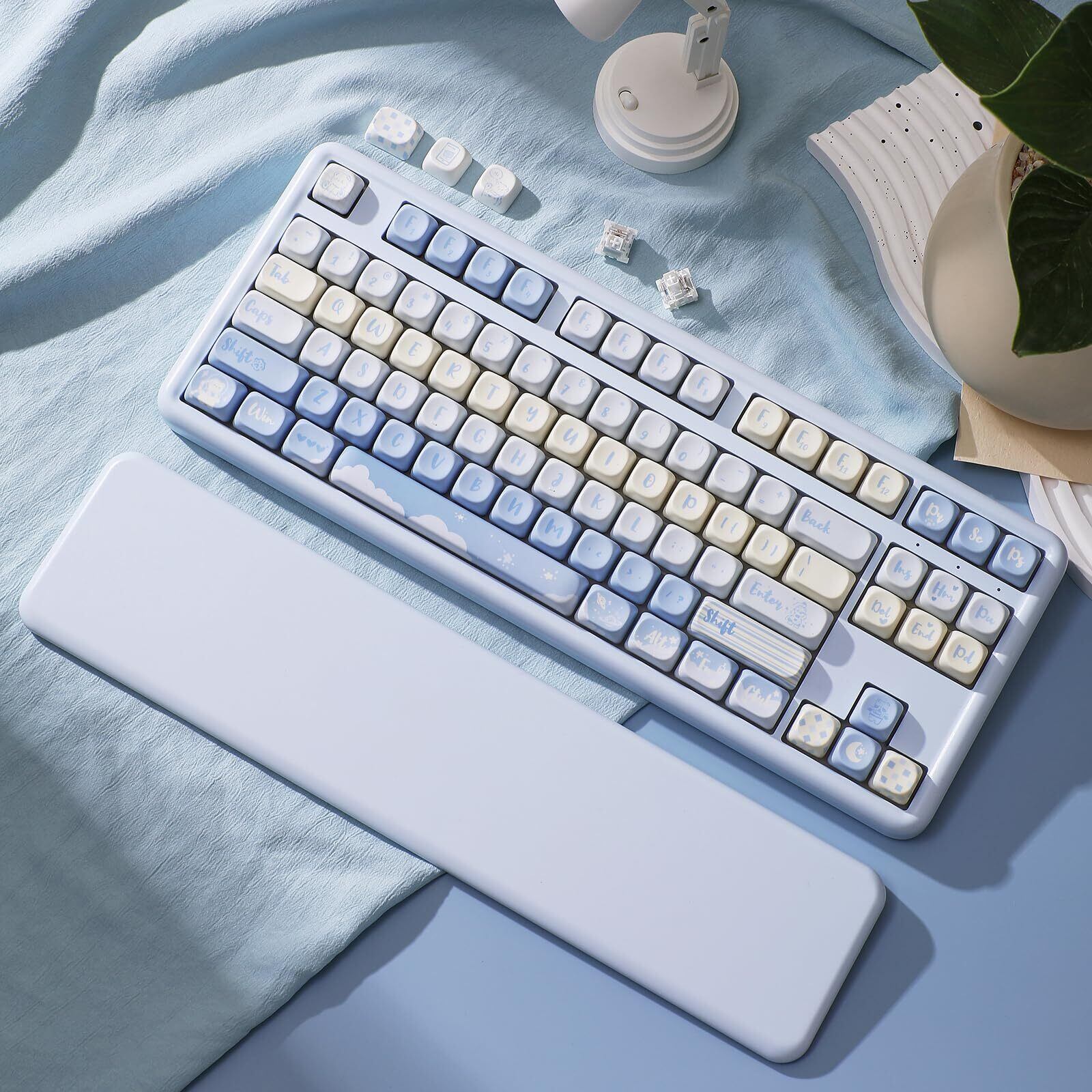 YUNZII B87 ワイヤレスメカニカルキーボード ゲーミングキーボード BT5