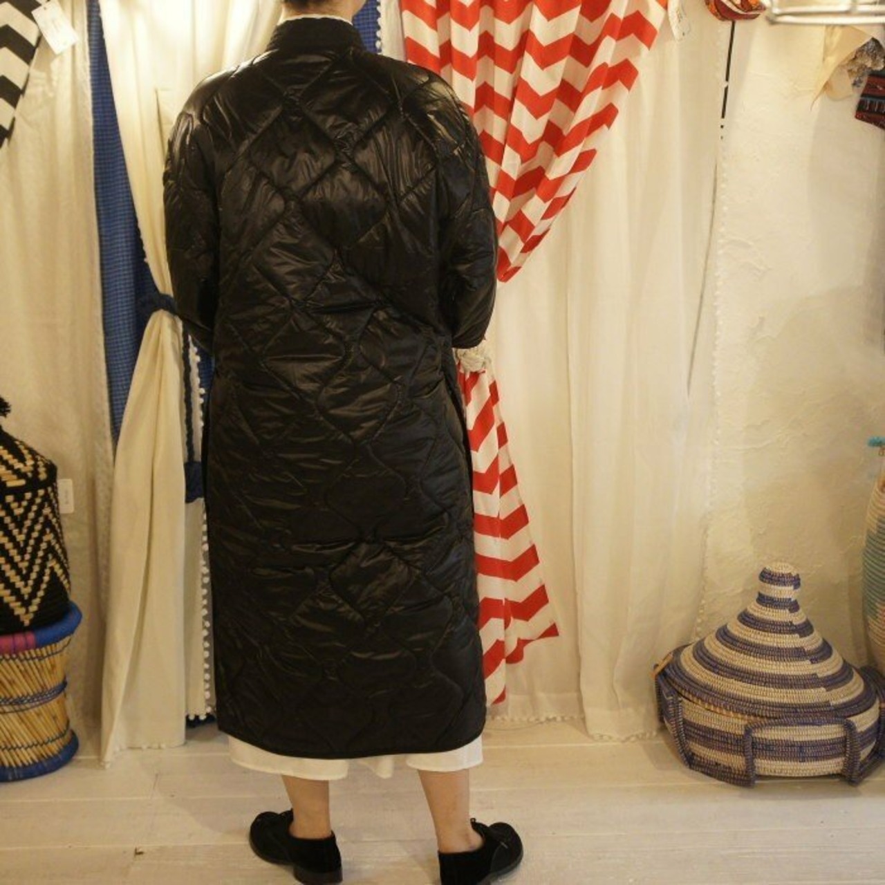 Topanga Fashion　kimonoコート　ブラック 【SALE】