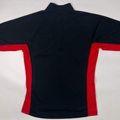 Gamakatsu ガマカツ ハーフジップ ハイネック 長袖 ドライ プルオーバー シャツ L/ブラック×レッド メンズ フィッシング