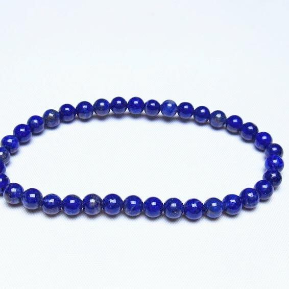 ラピスラズリ ブレスレット 5mm 一点物 メール便可 [M便 1/10] 111-48393