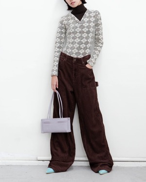 2000s corduroy double-knee painter pants