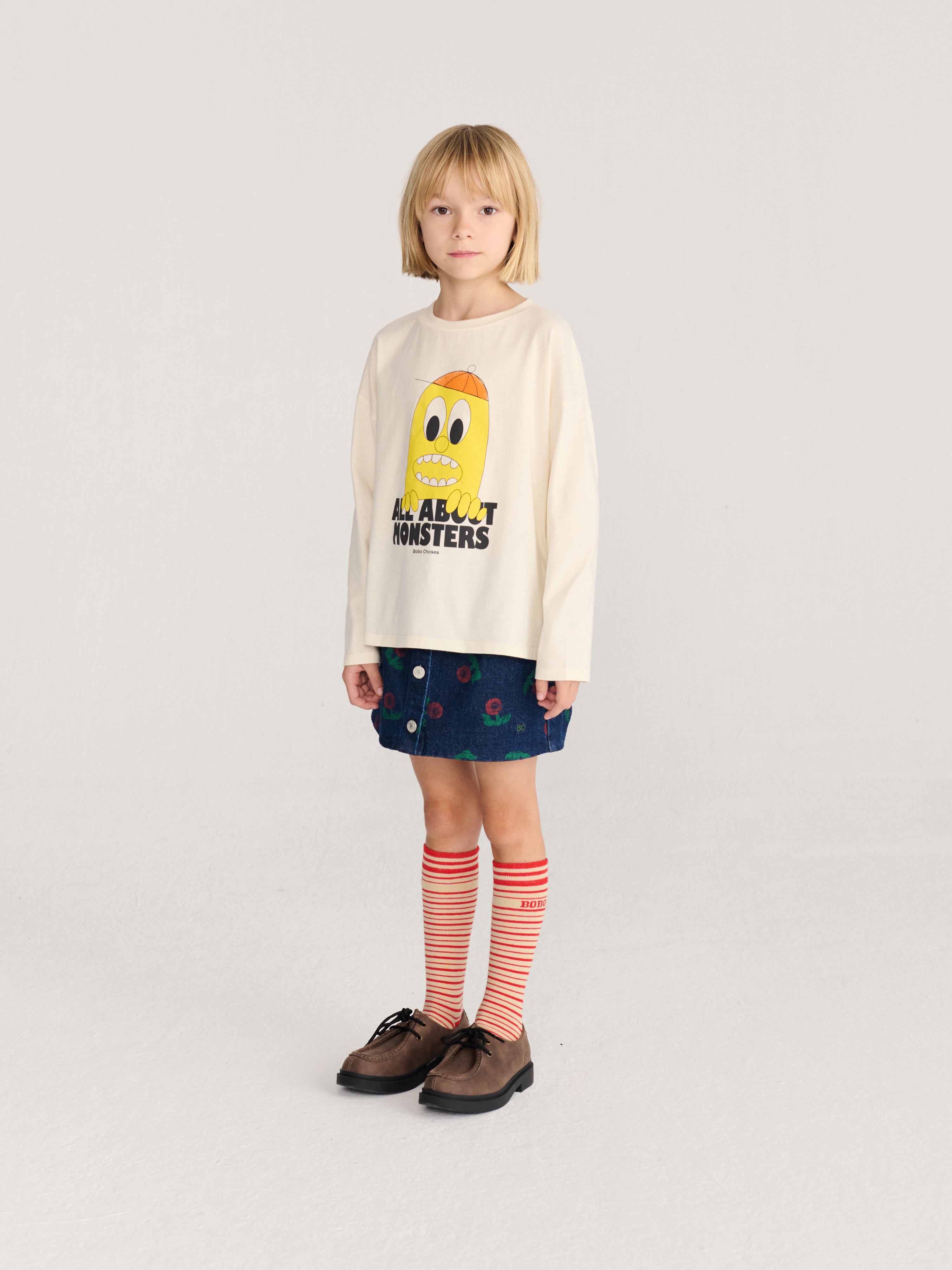 26AW】BOBOCHOSES(ボボショーズ)Bigtooth Lemon Tshirt(2-3y/4-5y/6-7y