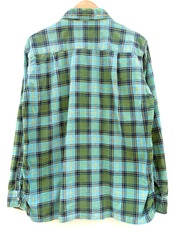 70s CHANDLER PRINT FLANNEL SHIRT Size M