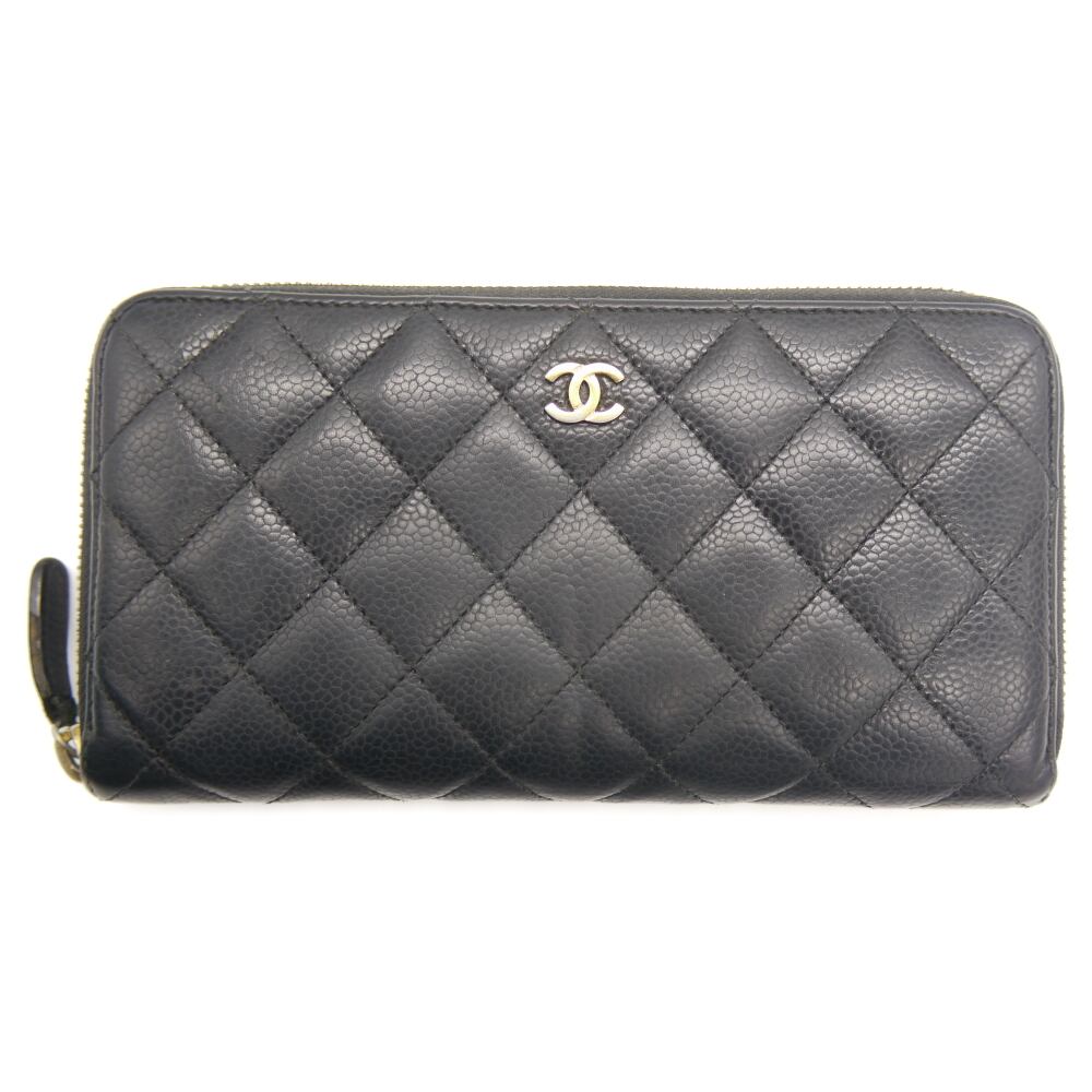 CHANEL シャネル ドーヴィルライン ココマーク 長財布 デニム ダーク