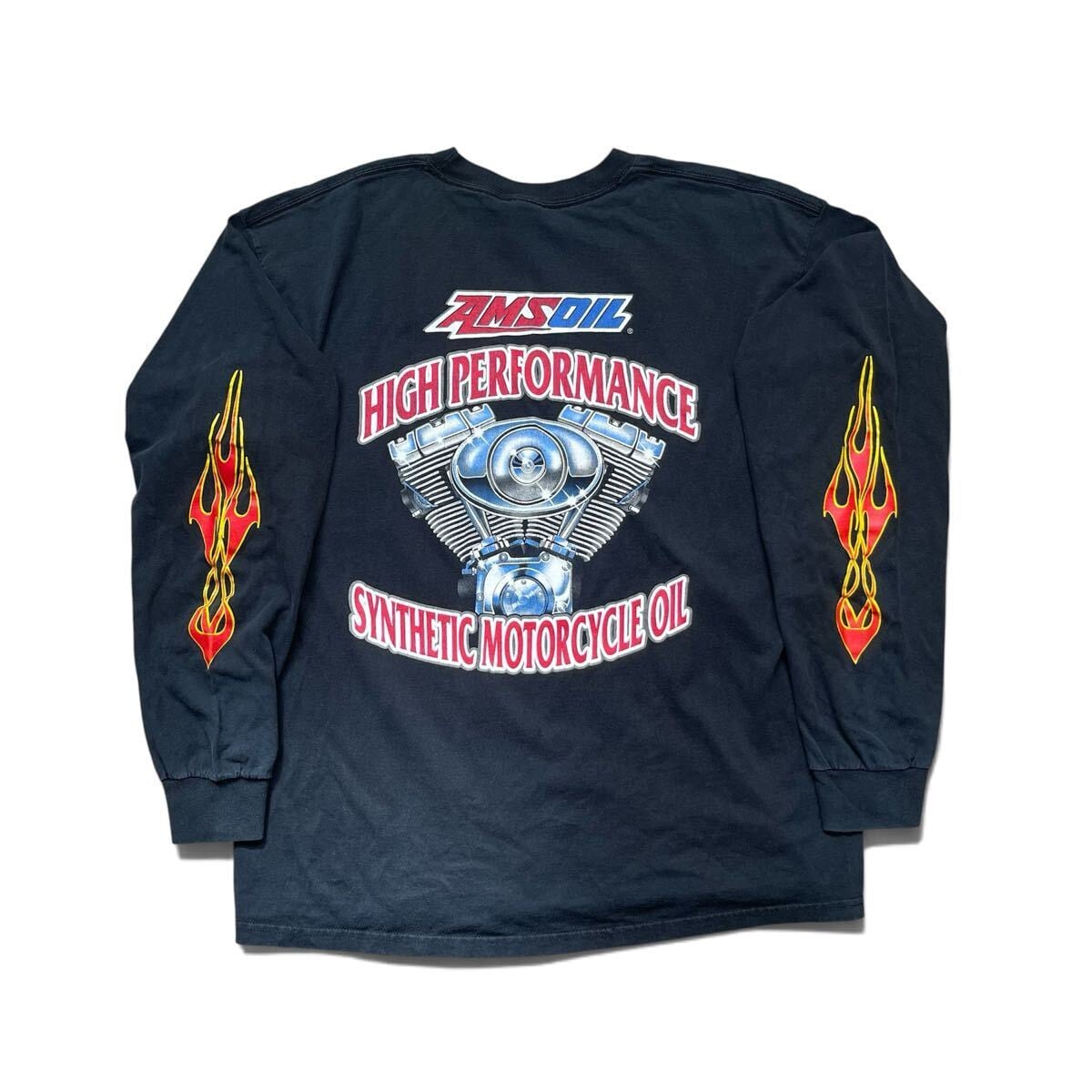 XL】USA製 Harley-Davidson バー&シールド ロングホーン スカル T