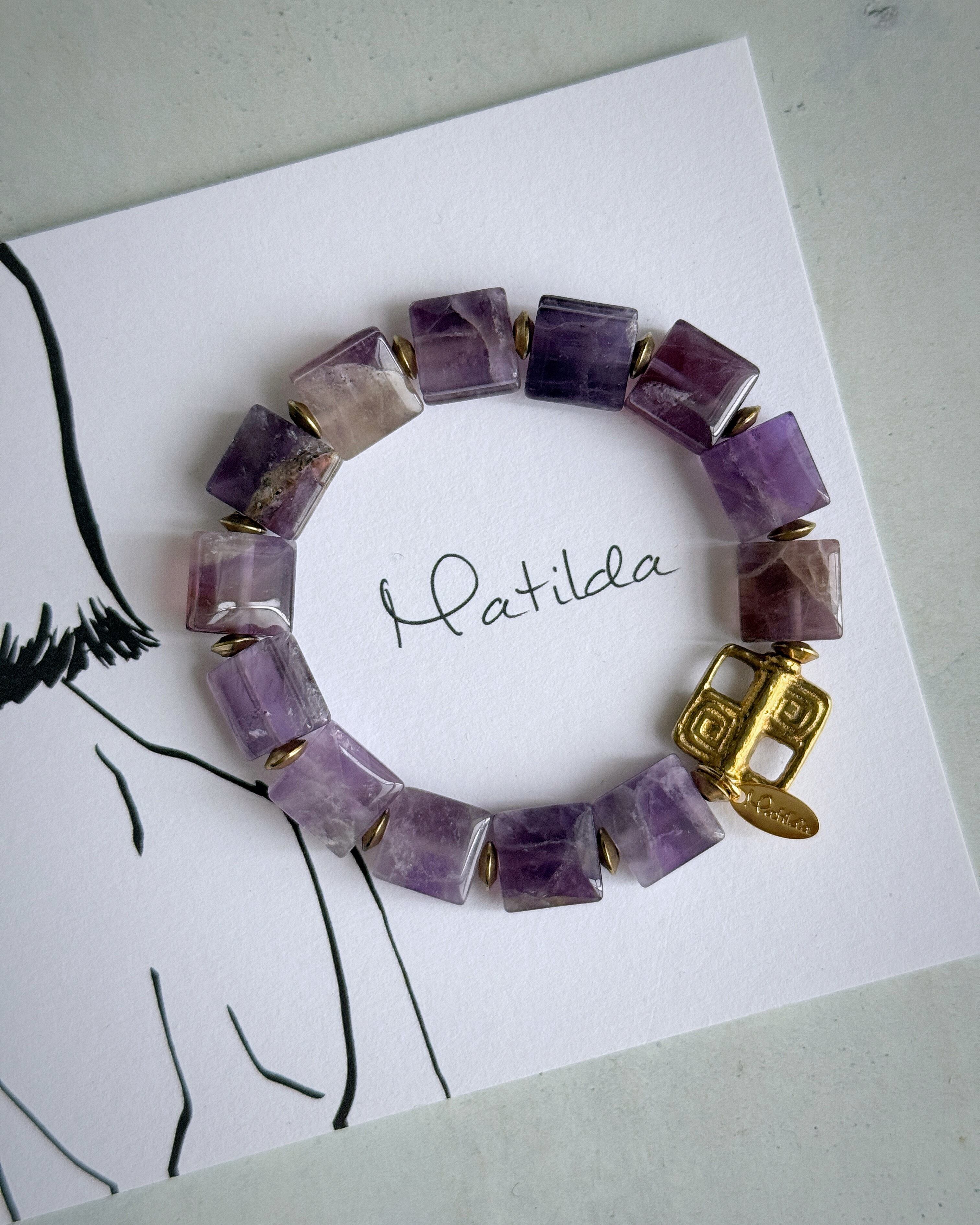 tumble bracelet(アメジスト)