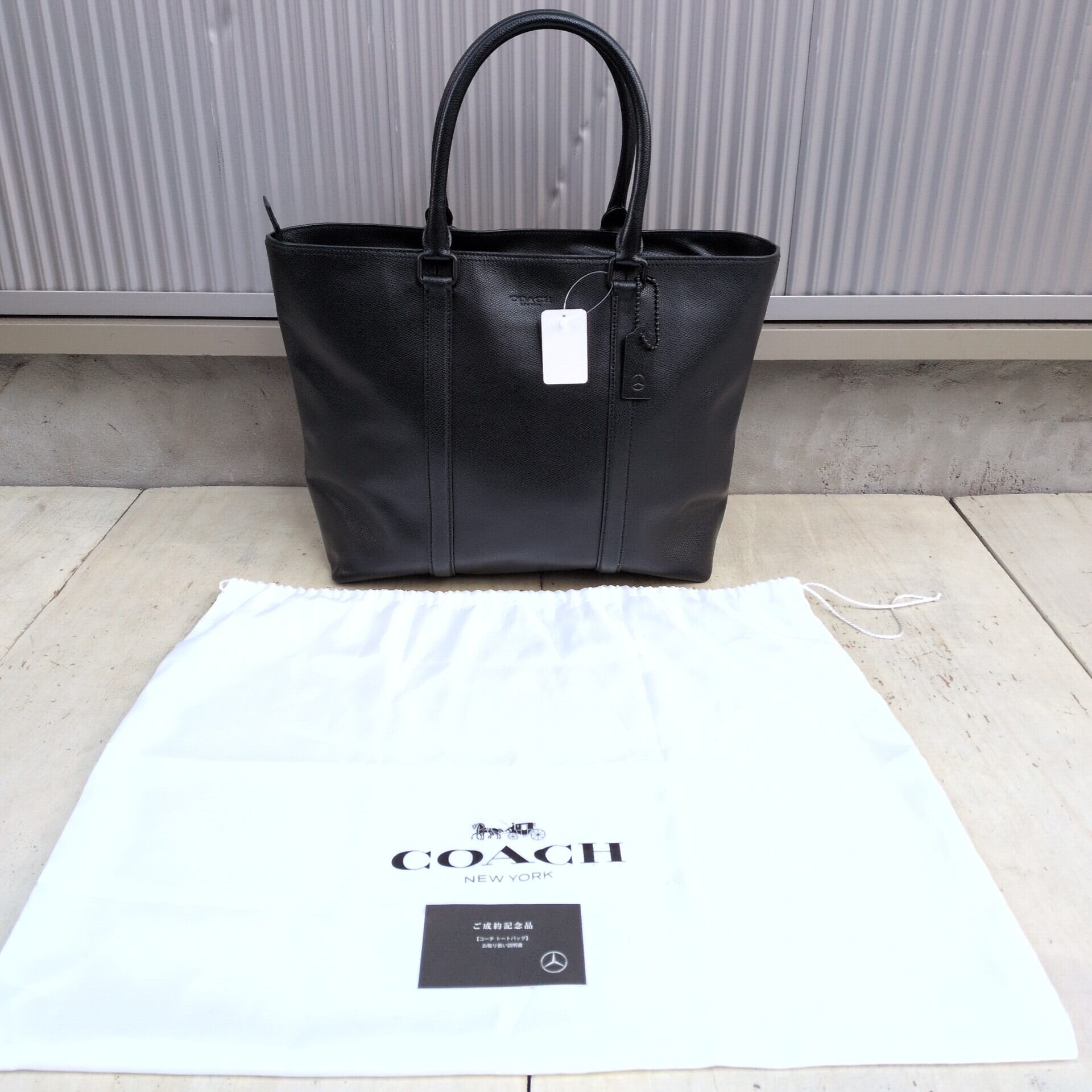 COACH Mercedes-Benz コラボ トートバッグ ブラック Yahoo