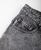 【#Re:room】CHEMICAL WASH TIGHT FIT STRAIGHT DENIM［REP225］