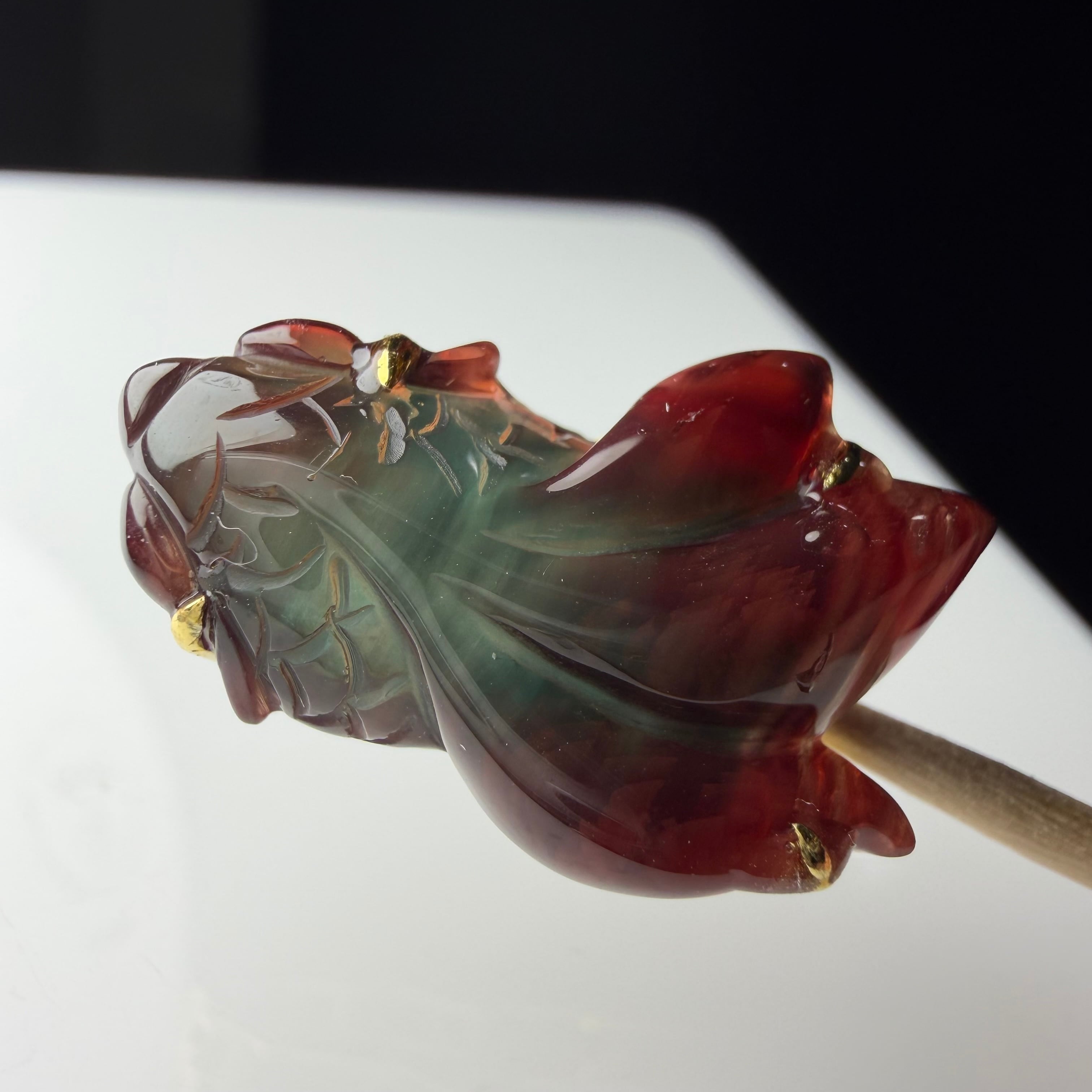 no.B4 アンデシン金魚 ペンダントトップ兼ブレスチャーム