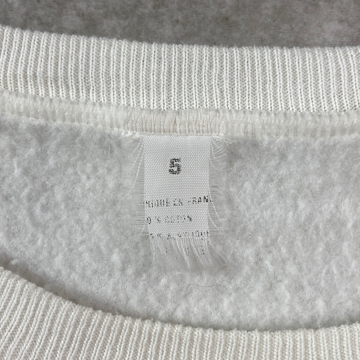 80年代 フランス製 フランス陸軍騎兵隊 フロッキープリント スウェット