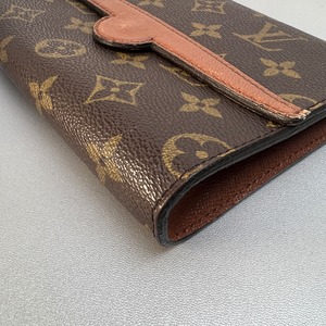 LOUIS VUITTON ルイヴィトン M51975 モノグラム   レザー ポーチ ブラウン A-9736