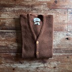 Circa 50's Vintage Alpaca knit Golf Cardigan /Brown//XL/Sir Heathe of California