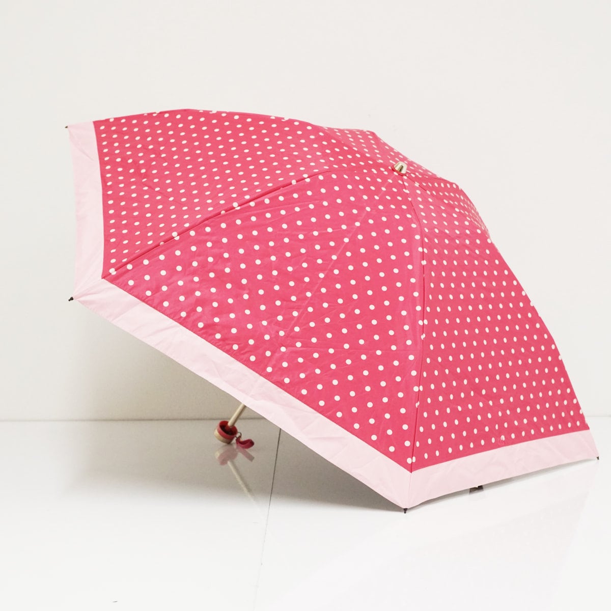 完全遮光日傘 芦屋ロサブラン USED美品 ショートサイズ ダブルフリル