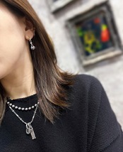 THIN HOOP with OVAL and HEART / シンフープ ウィズ オーバル&ハート
