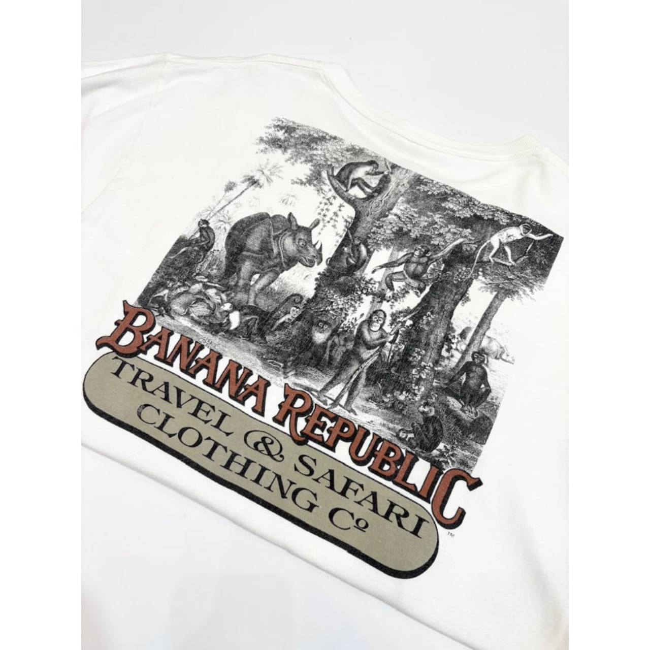 80s BANANA REPUBLIC Tee MADE IN USA  Size XL程_2