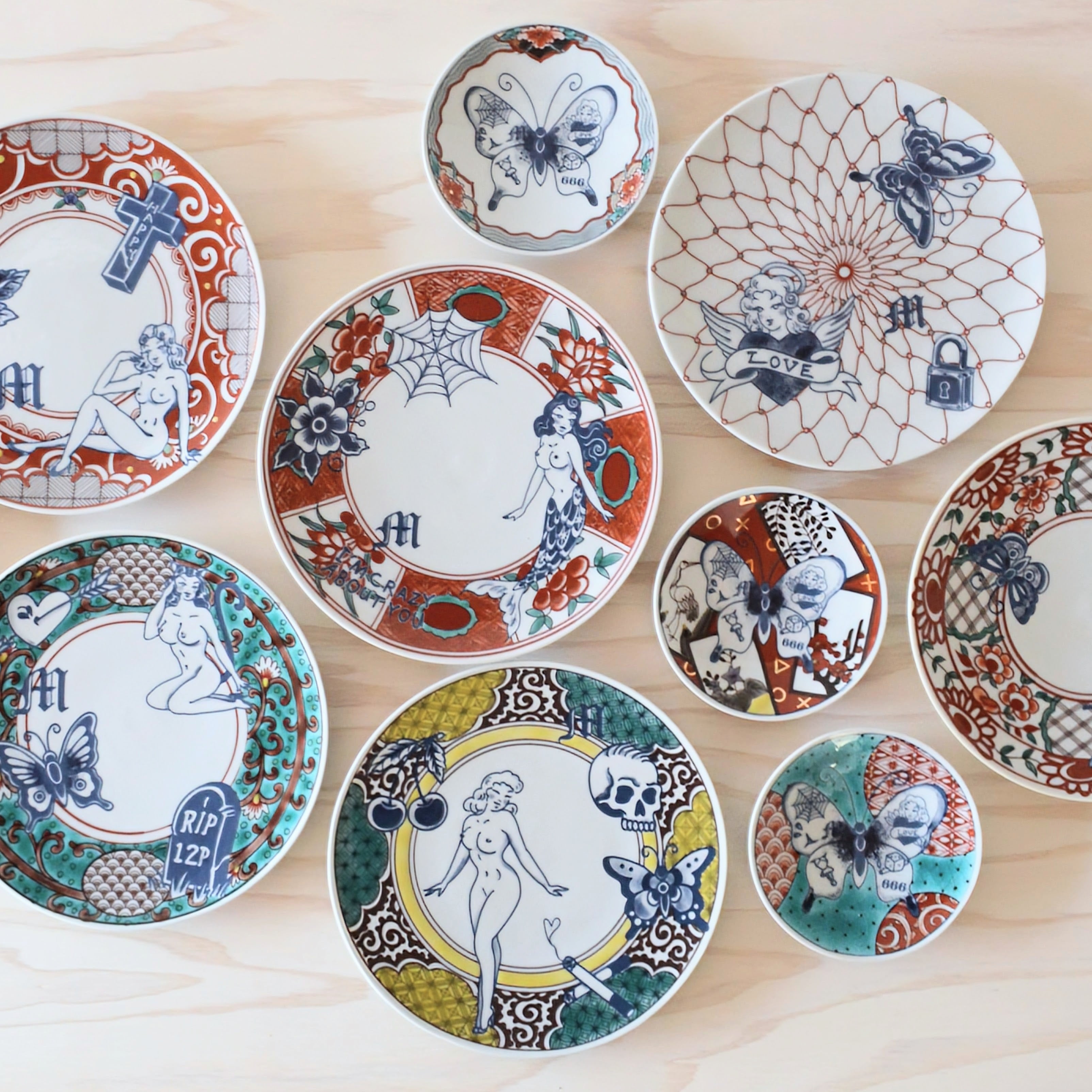 RESTOCK】MIZUKI KUTANI / TATTOO Plate 5寸 #1 | MA STORE