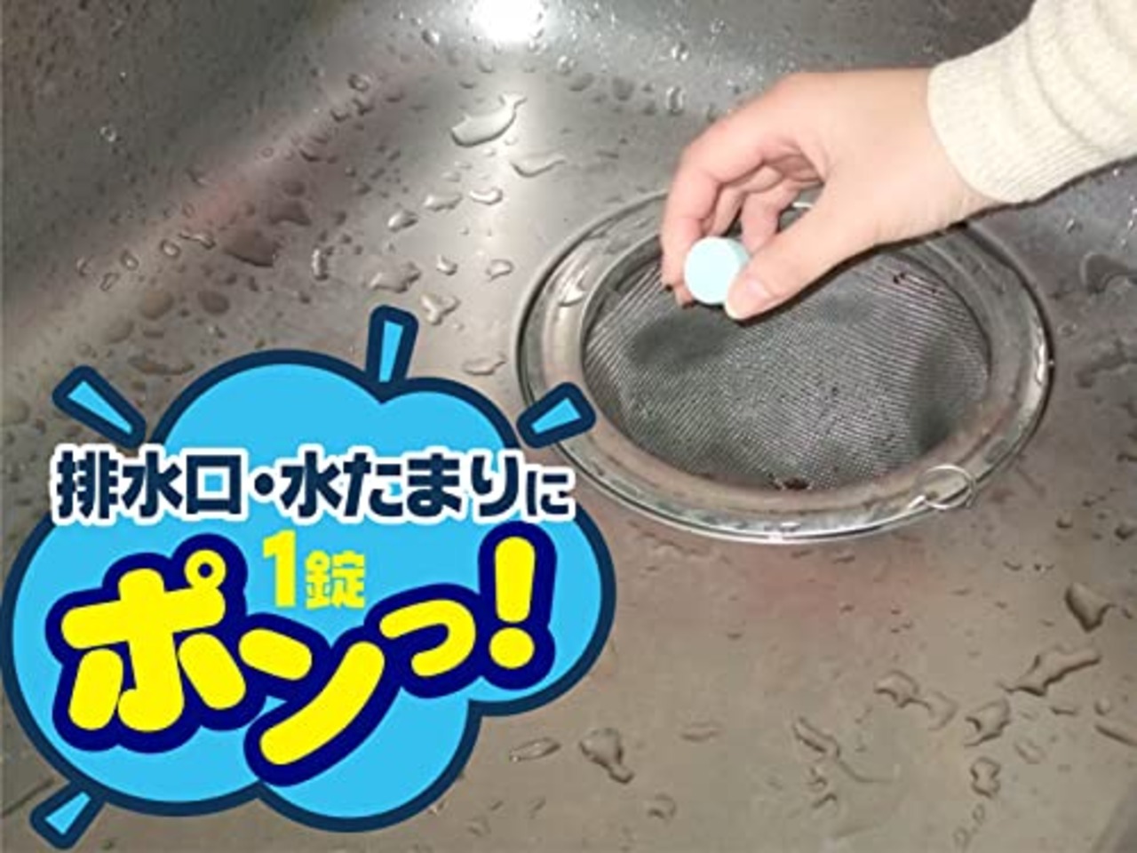 排水口 コバエ退治 ヌメリとりプラス 3錠入り