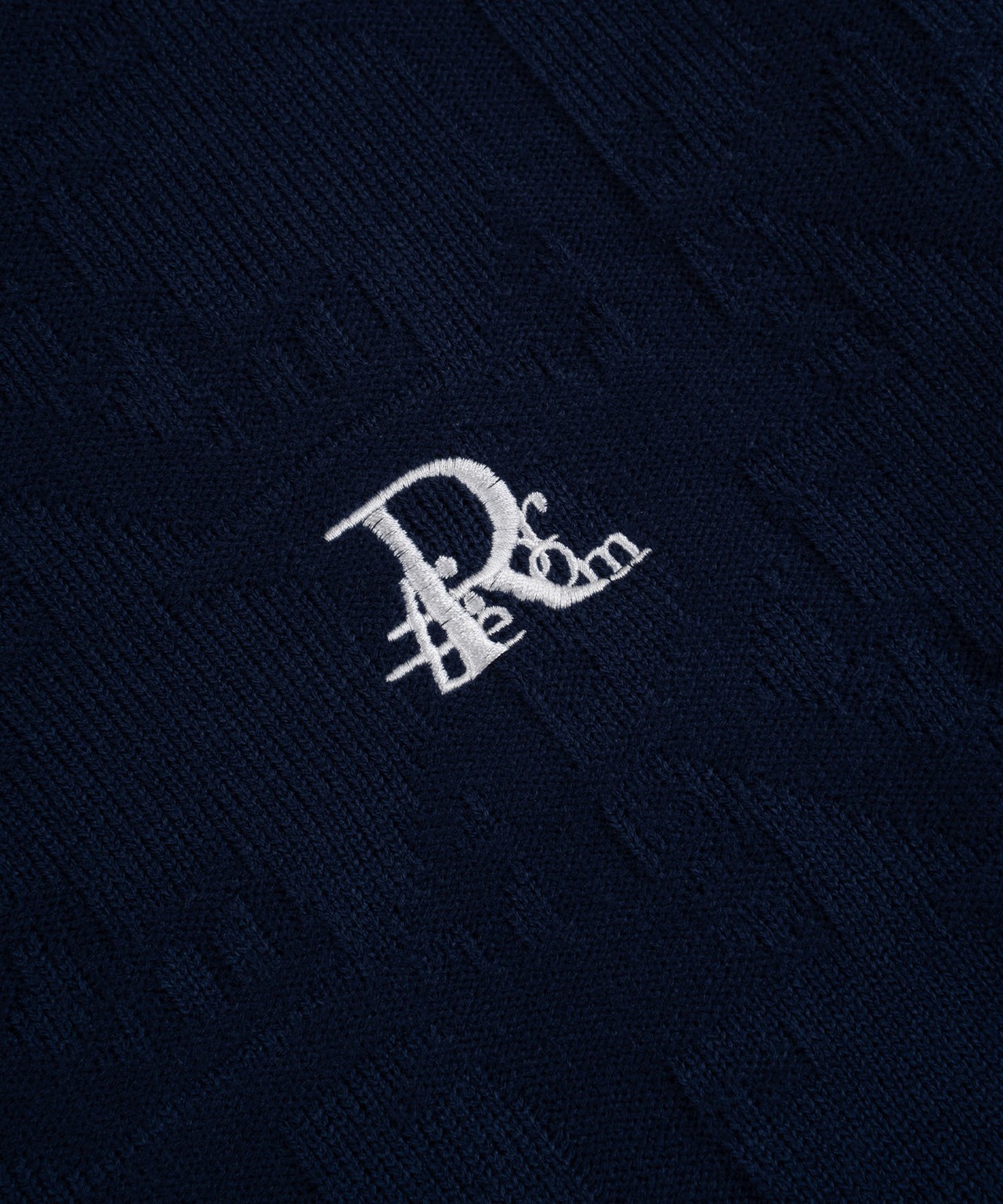 【#Re:room】MONOGRAM JACQUARD BIG CREW KNIT［REK104］