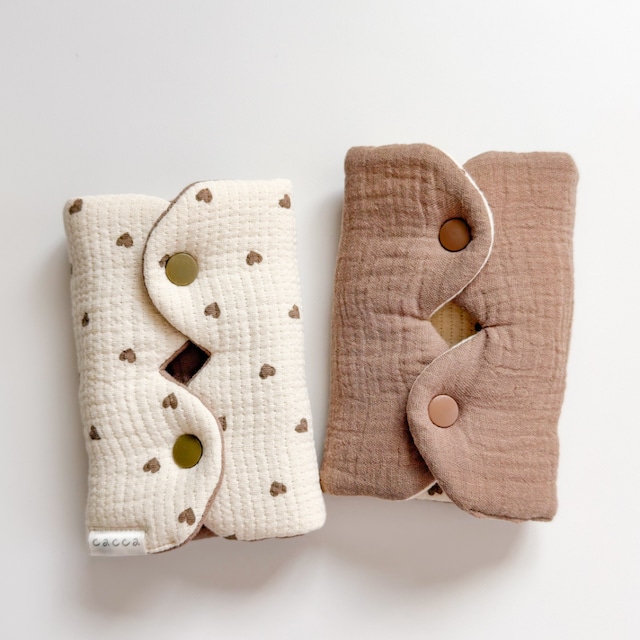 « 再販なし »ふわくもサッキングパッド( triple nubi heart ) / 抱っこ紐カバー sucking pad 韓国生地 ハンドメイド handmade