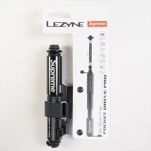 自転車 Supreme Lezyne Bike Pump Black ハンドポンプ 黒
