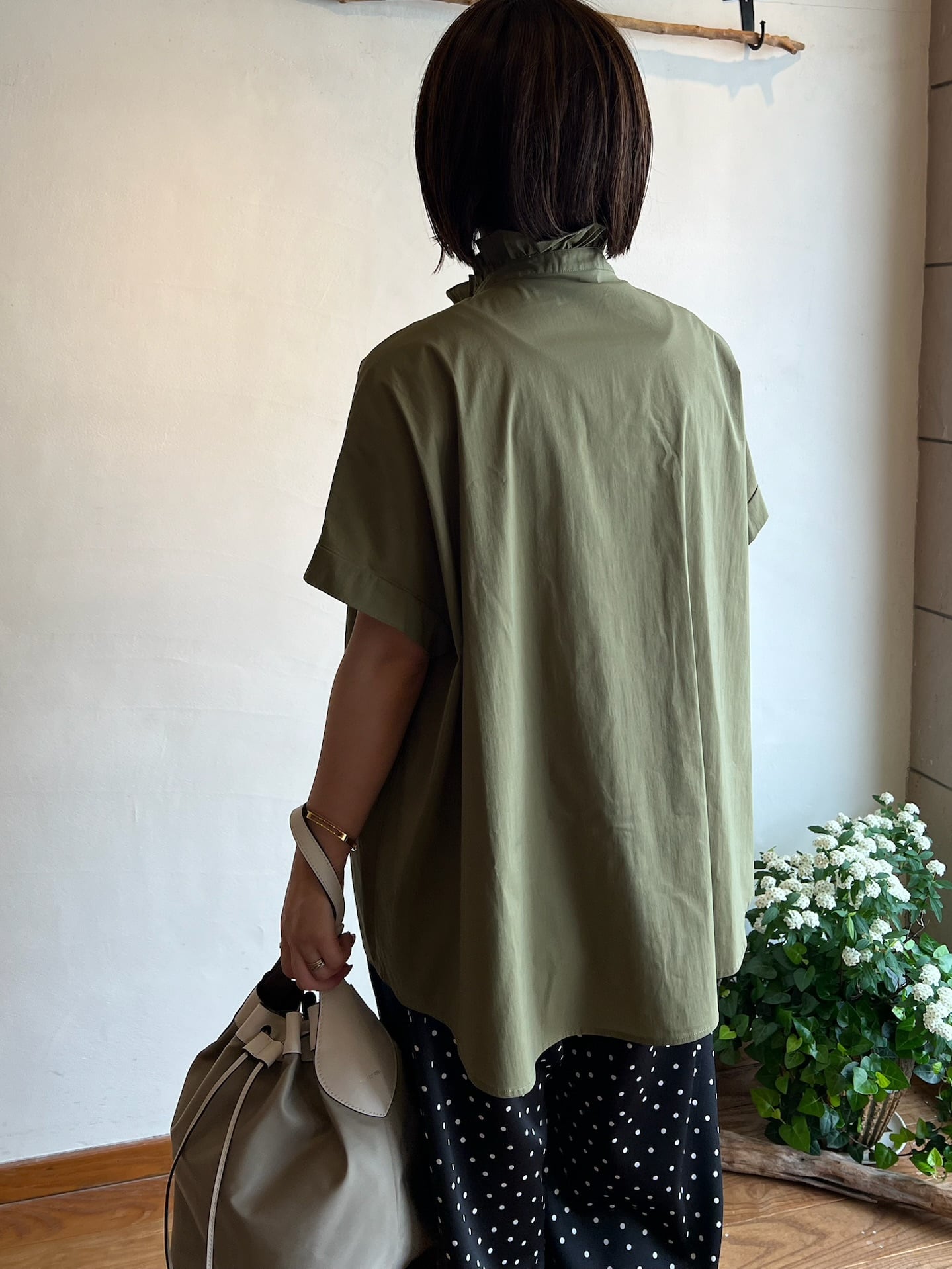 MARGAUX VINTAGE / フリルシャツ | anouk