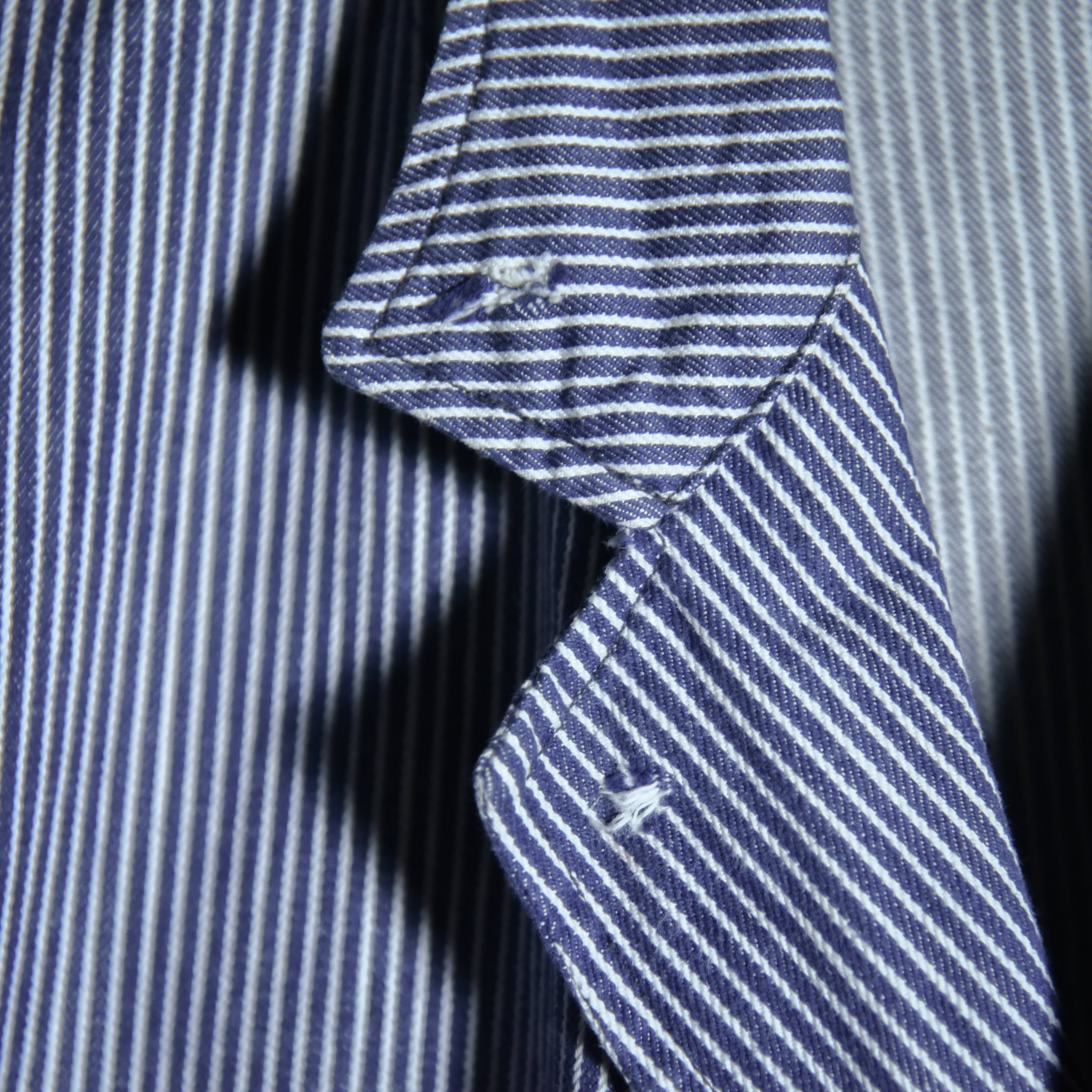 30s Adolphe lafont Hickory Stripe Work Jacket & Patns Setup