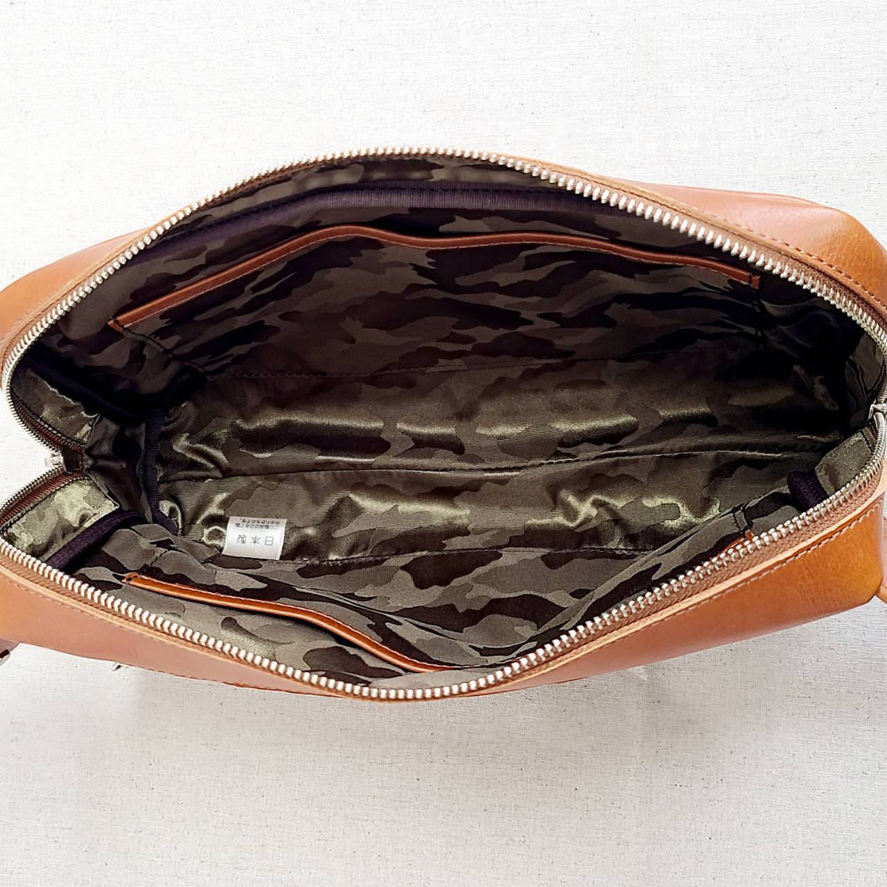 かばん屋さんのボディバッグ（キャメル）dragon factory