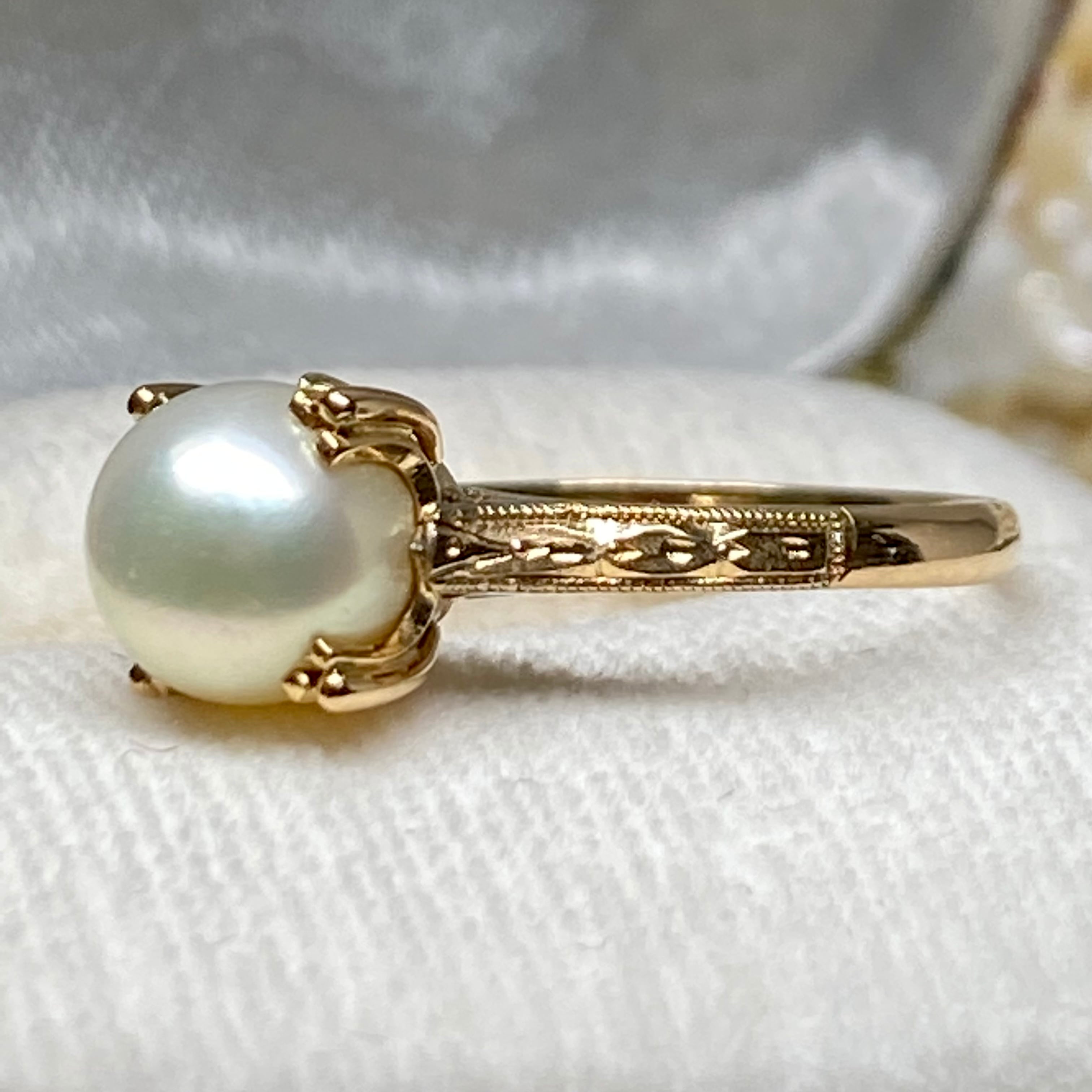 日本の昭和レトロなヴィンテージリングJapanese vintage ring 和彫り