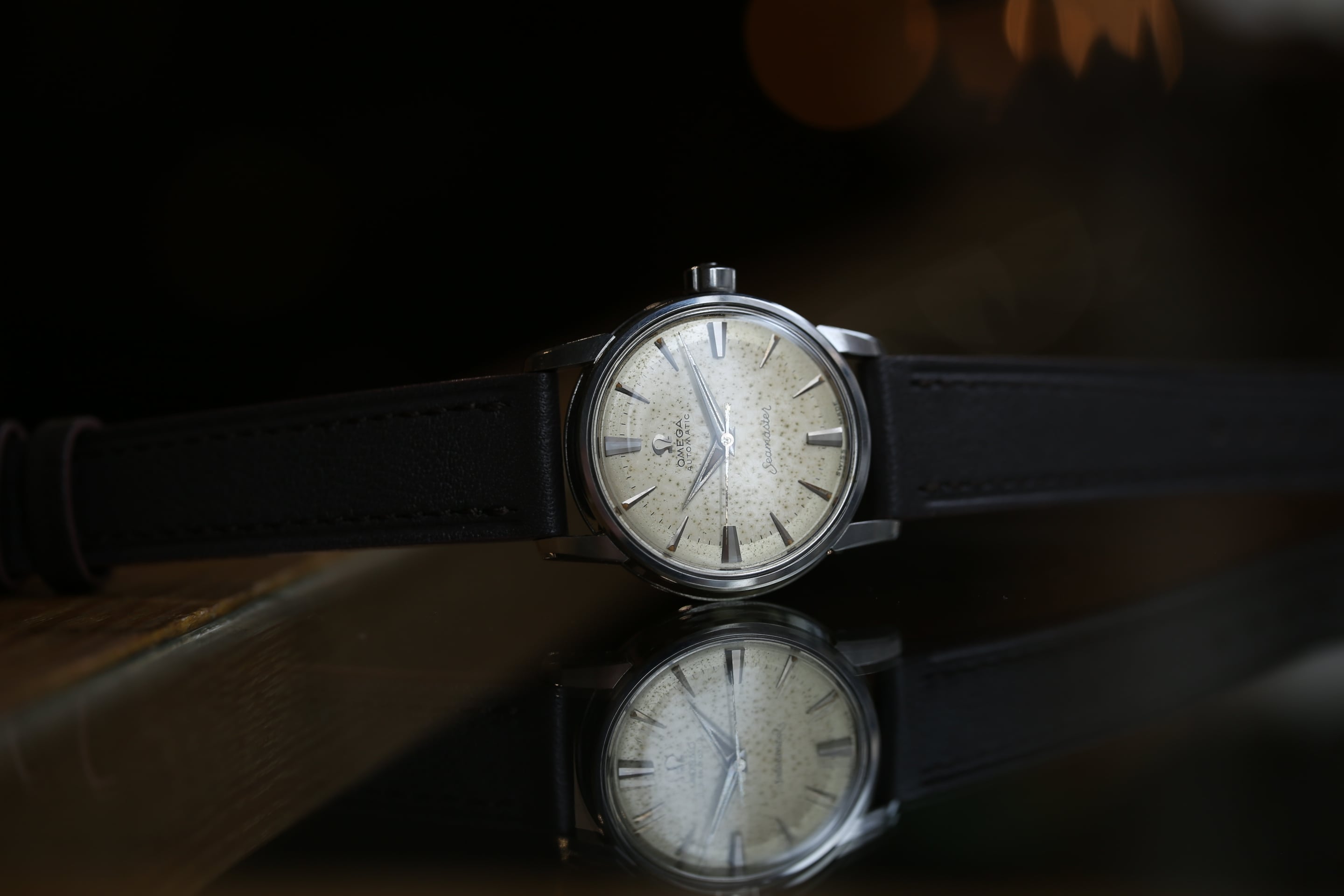 OMEGA】 1950's オメガ シーマスター スモールサイズ 2トーンダイヤル